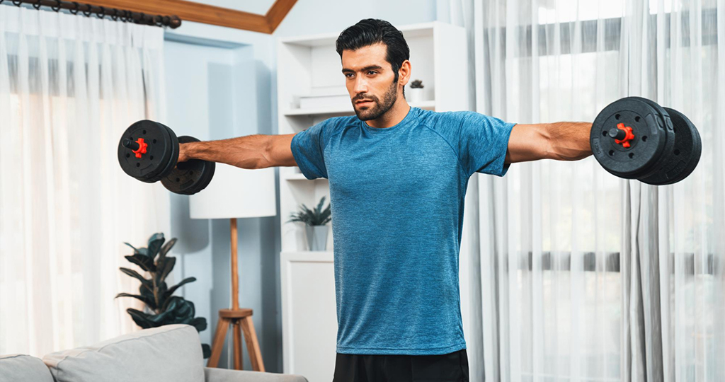 Dumbbell workouts-Jumping Jacks