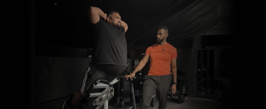 Qualified personal trainer Sharath offering one-on-one guidance