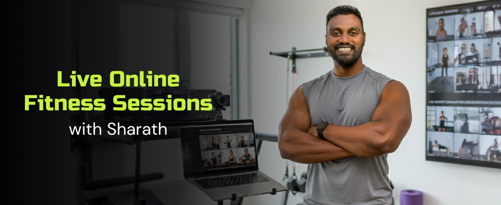 Live Online fitness sessions with Sharath, a certified personal training in Hainault