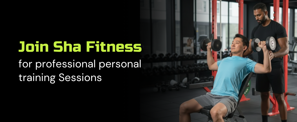 Join Sha Fitness for professional personal training Sessions